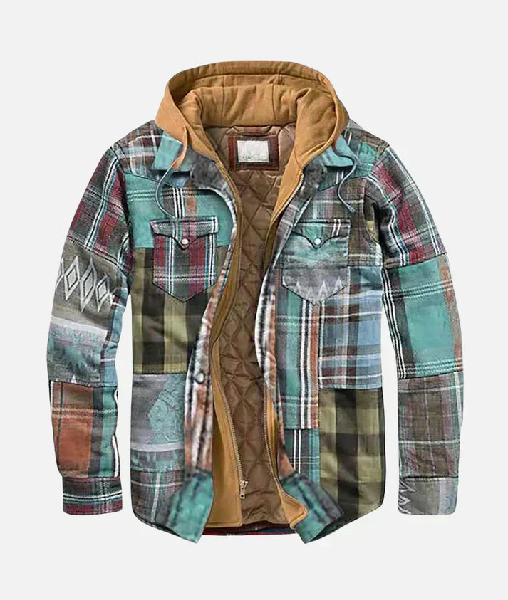 Carter™ | Patchwork Plaid Jacket