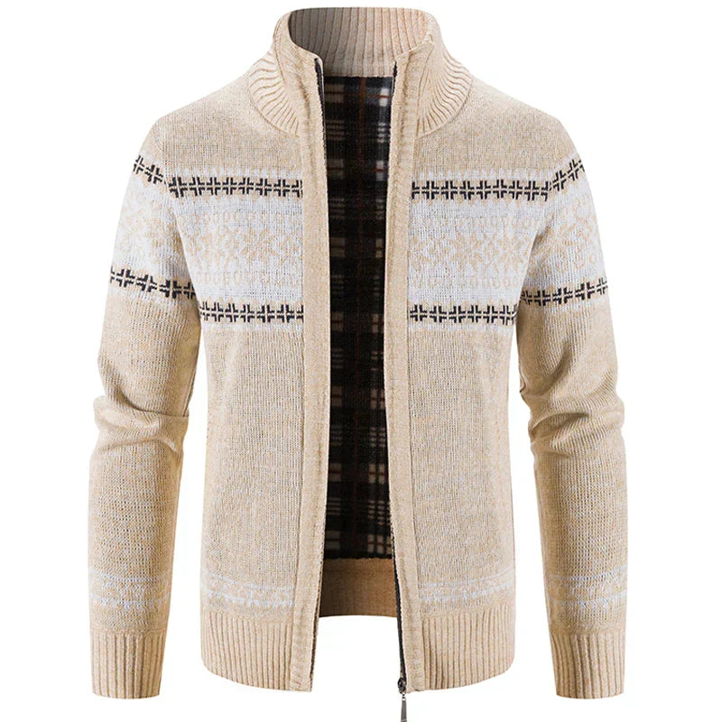 François™ | Warm Scandinavian Pullover with Zipper