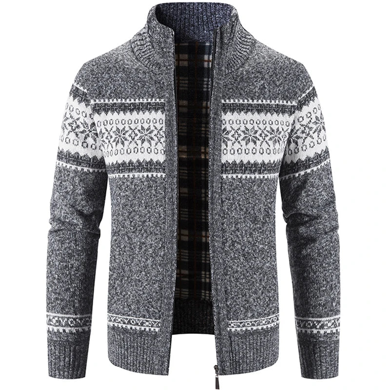 François™ | Warm Scandinavian Pullover with Zipper