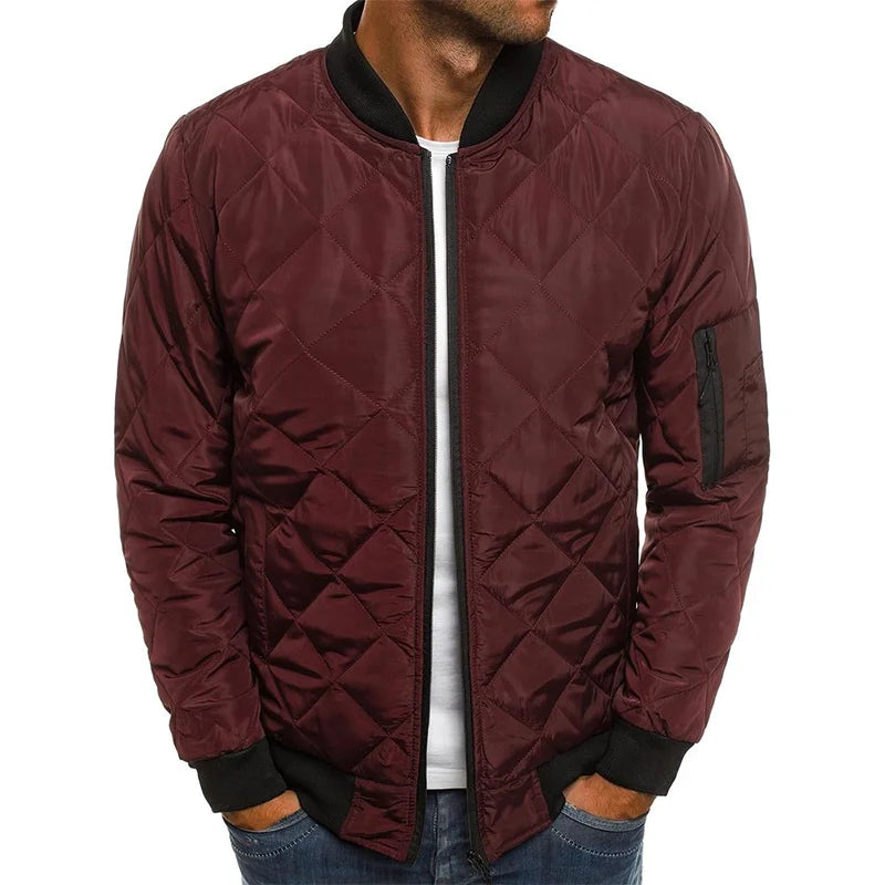 Daniel | Stylish Quilted Bomber Jacket