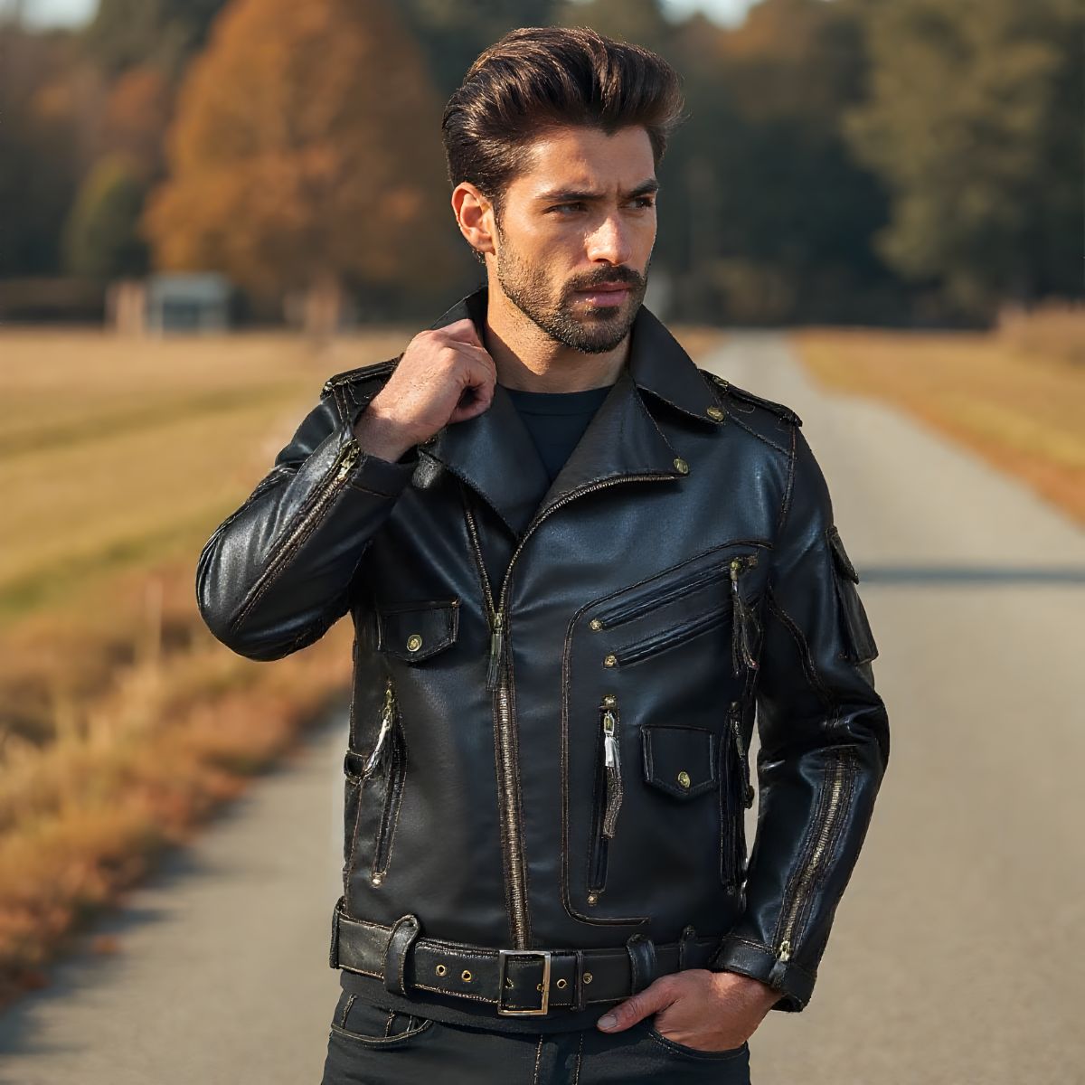 Kevin | Leather Jacket