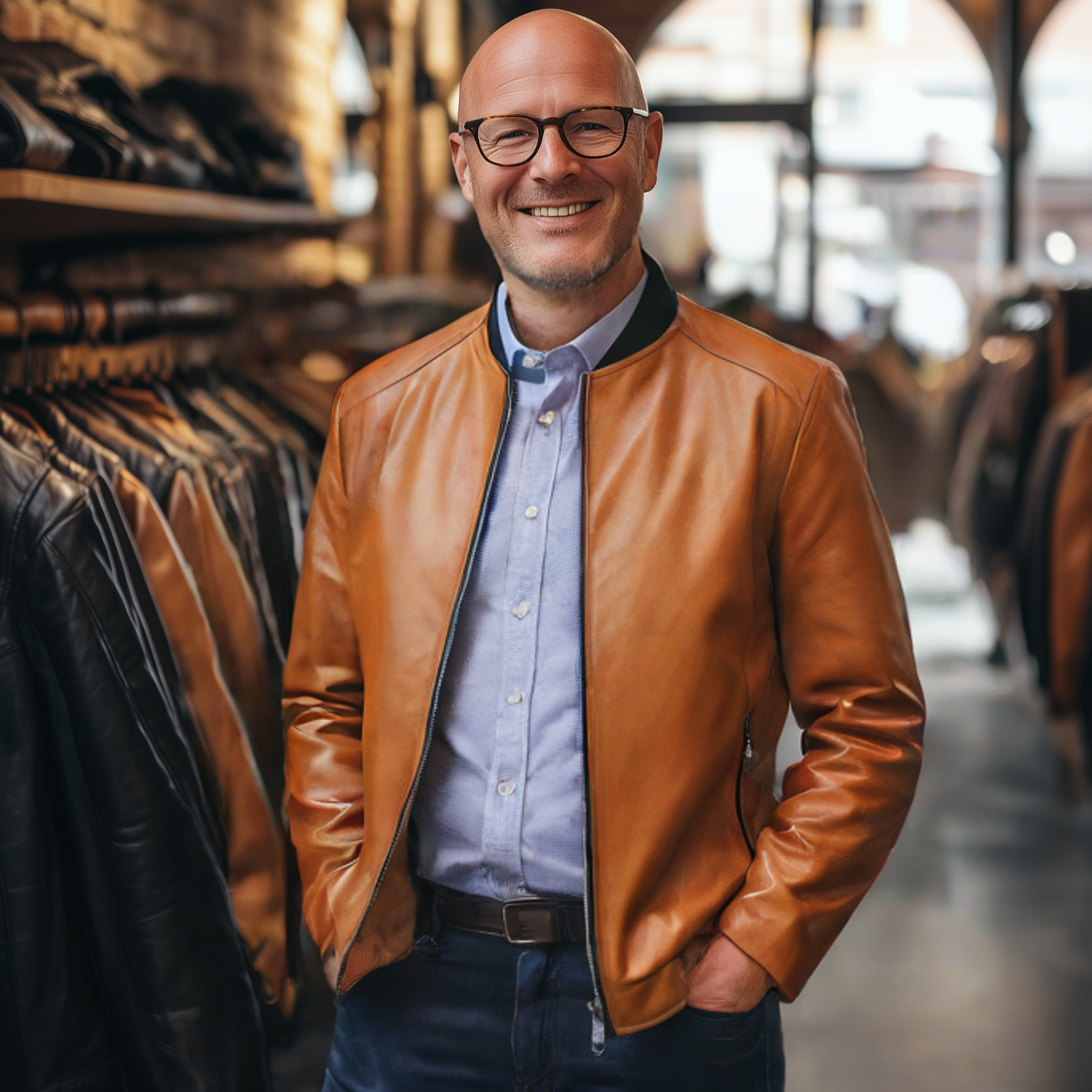 John | Classic Leather Jacket