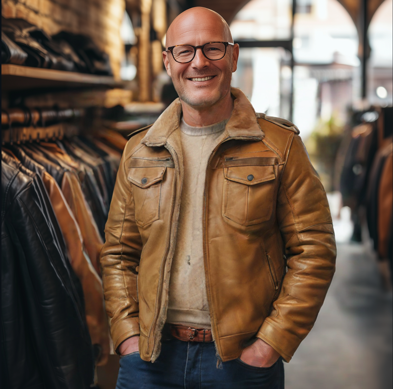 Mark | Leather Jacket