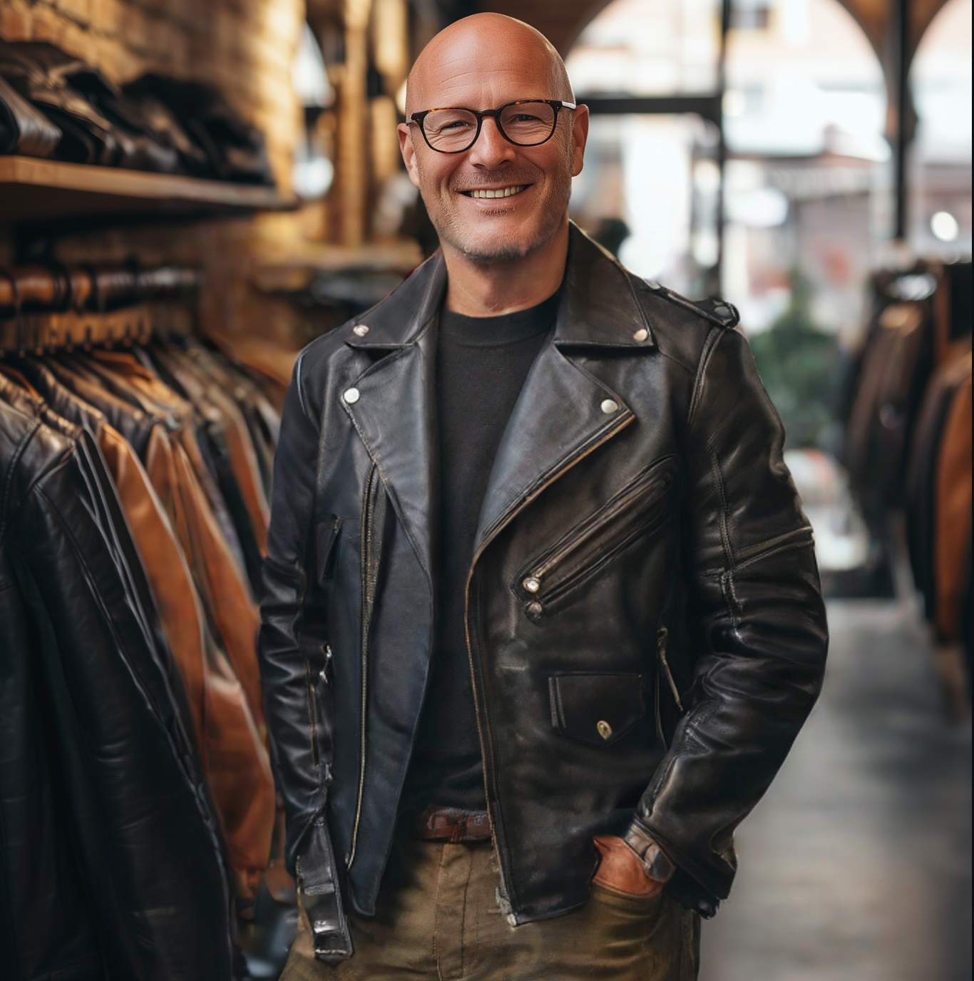 Kevin | Leather Jacket