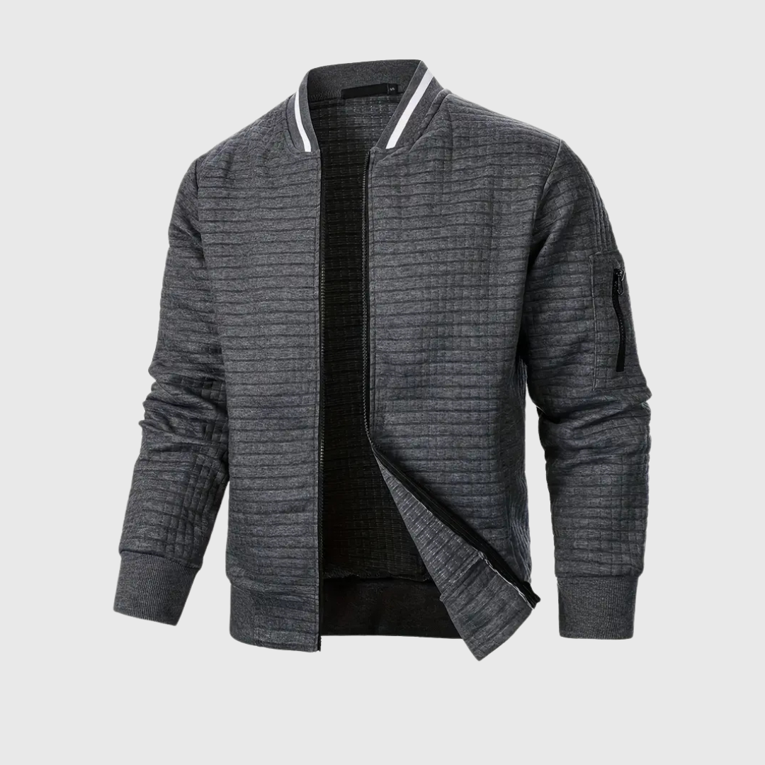 Arvois™ | Quilted Bomber Jacket