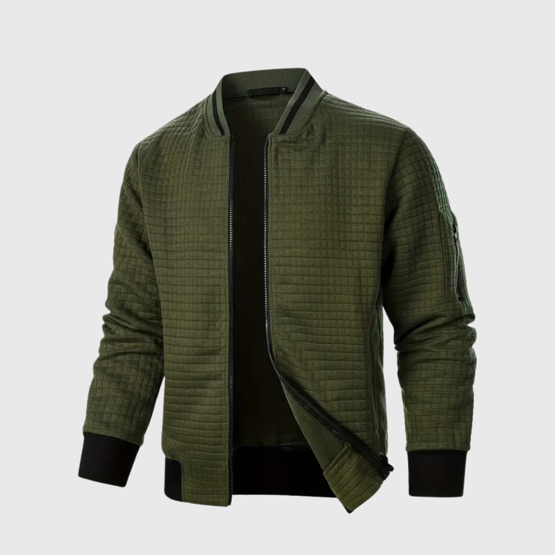 Arvois™ | Quilted Bomber Jacket