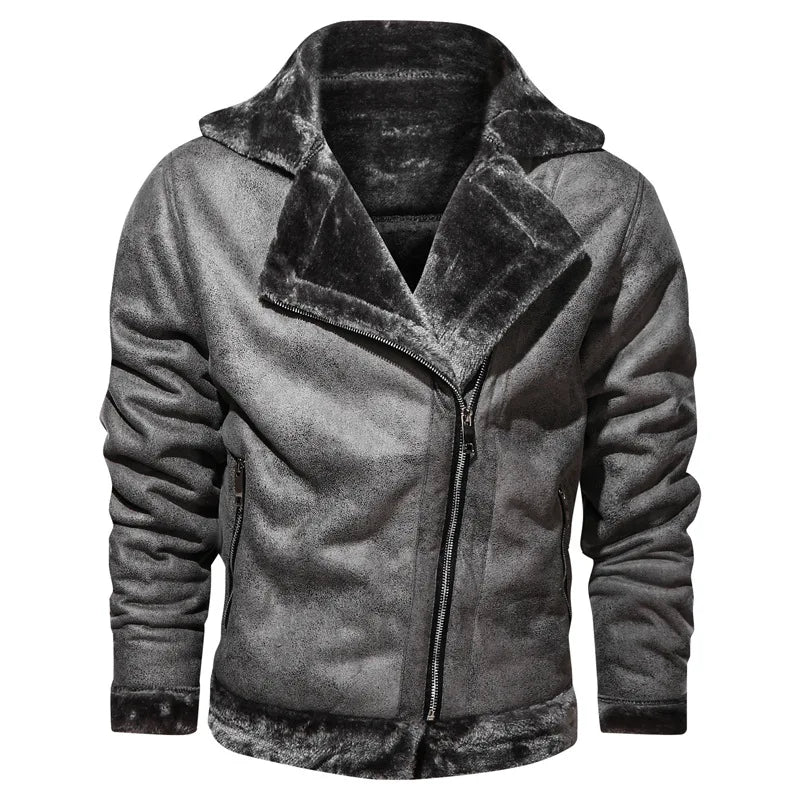 Larry | Leather Jacket with Lining