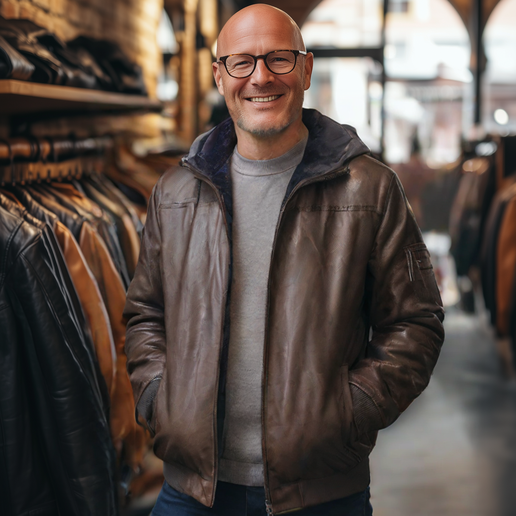 Charles | Leather Jacket