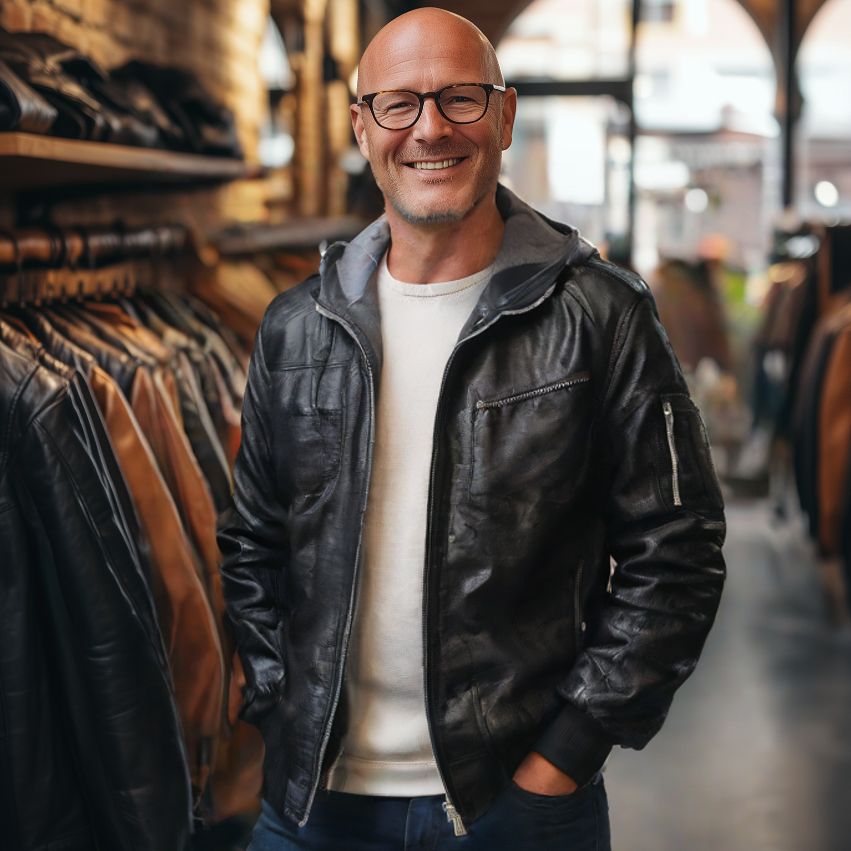 Eric | Leather Jacket