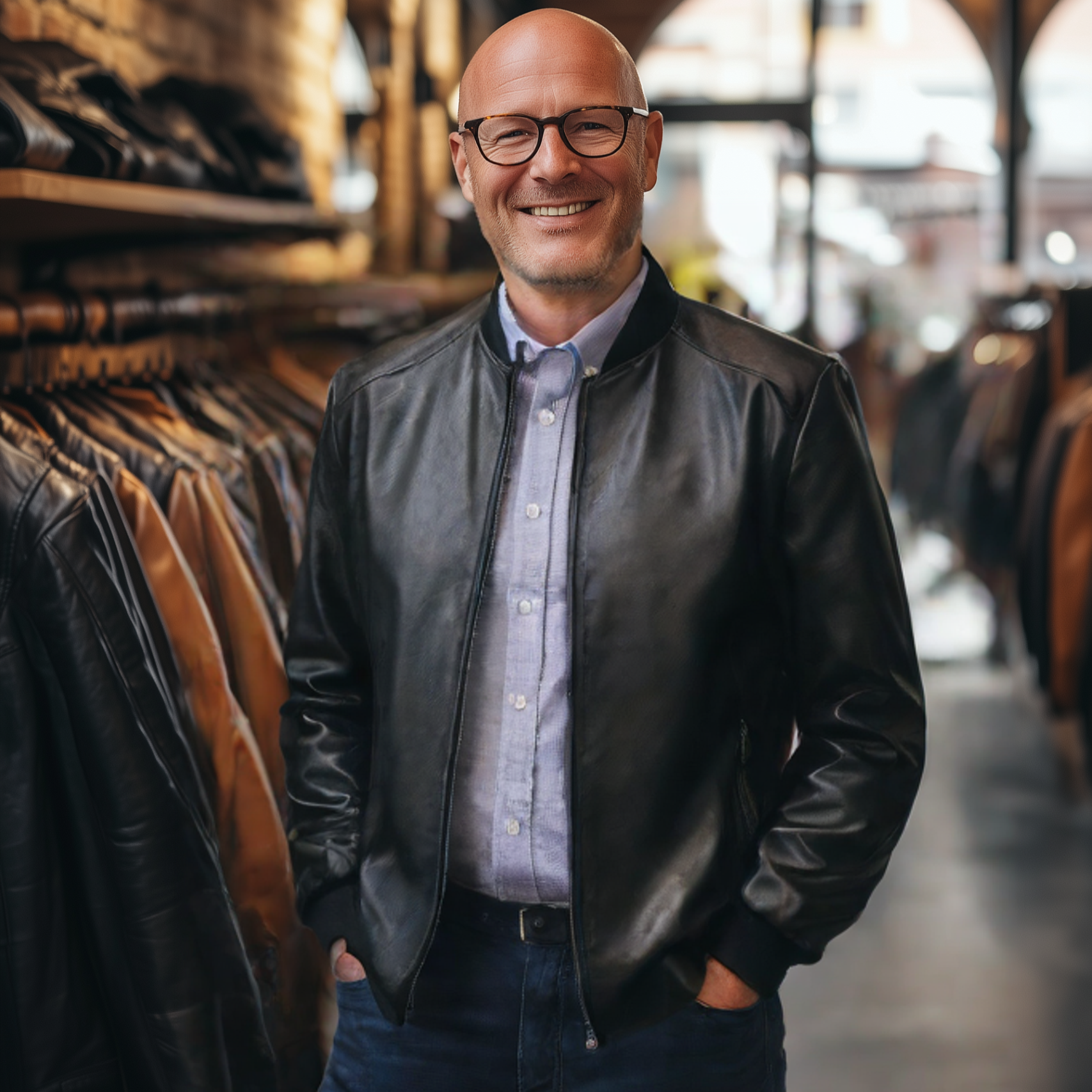 John | Classic Leather Jacket