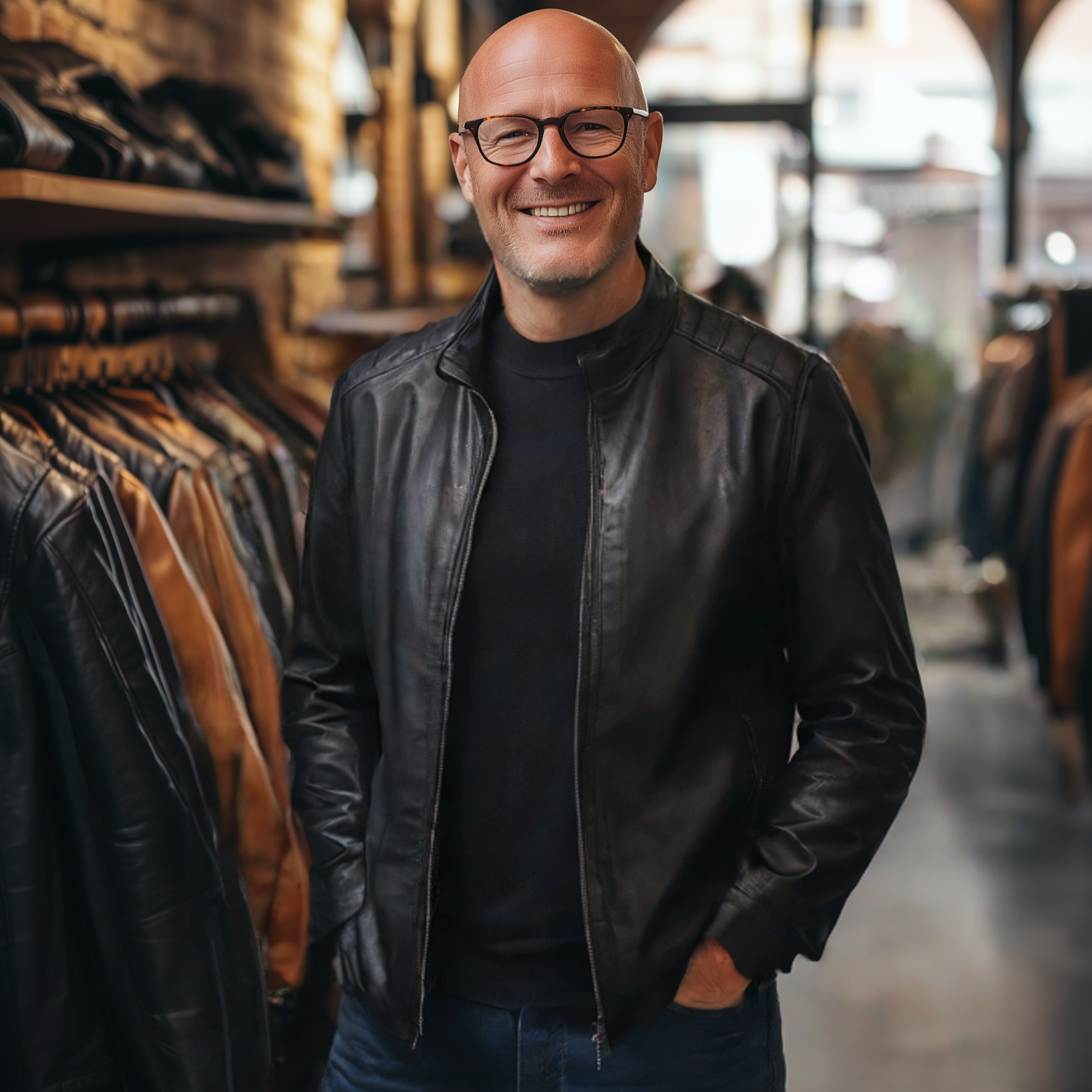 Kevin | Leather Jacket